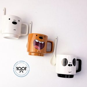 ماگ سه خرس کله فندوقی